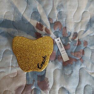 ***Reserved for @atl14420 *** NWT Coach Gold Butterfly Mirror